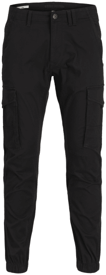 Jack & Jones Paul Flake Cargo Pants Black - Dżinsy & spodnie - Dżinsy i Spodnie - W40-W70