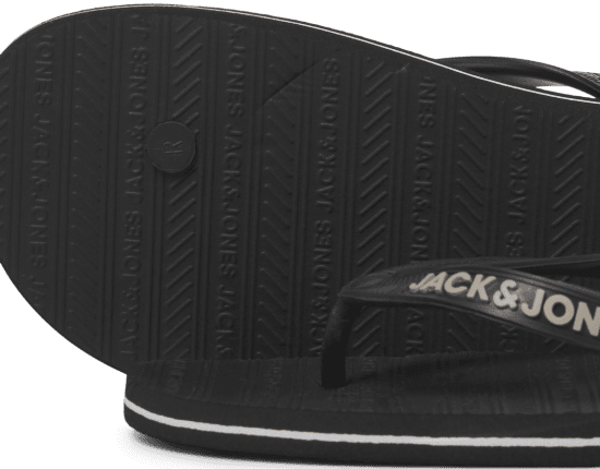 Jack & Jones Basic Flip Flop Slippers Anthracite - Buty męskie 40-52 - 