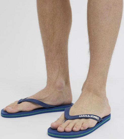 Jack & Jones Basic Flip Flop Slippers Blue Quartz - Buty męskie 40-52 - 