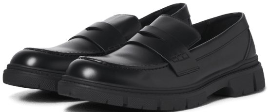 Jack & Jones Baker Loafers Anthracite - Buty męskie 40-52 - 