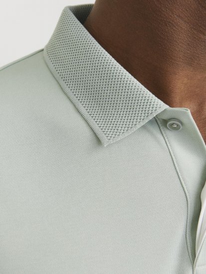 Jack & Jones Rodney Short Sleeve Polo Aqua Gray - Koszulki polo - Koszulki Polo 2XL-8XL