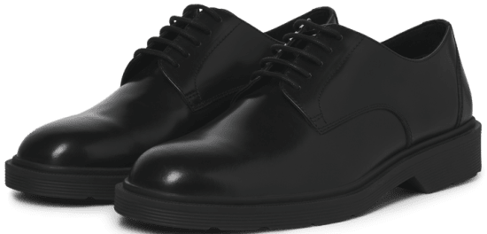 Jack & Jones Dax Leather Lace Shoes Anthracite - Buty męskie 40-52 - 