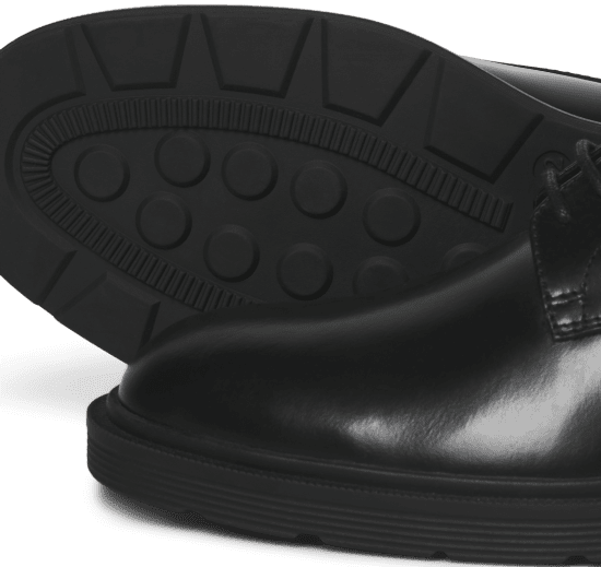 Jack & Jones Dax Leather Lace Shoes Anthracite - Buty męskie 40-52 - 