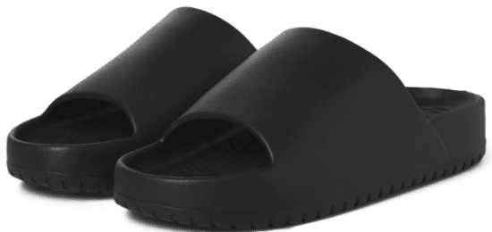 Jack & Jones Ripple Moulded Slider Slippers Anthracite - Buty męskie 40-52 - 