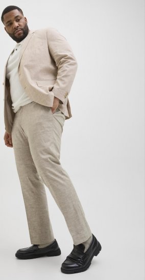 Jack & Jones Riviera Dress pants Beige - Dżinsy & spodnie - Dżinsy i Spodnie - W40-W70