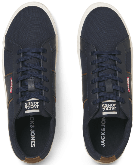 Jack & Jones Watmos Canvas Sneakers Navy Blazer - Buty męskie 40-52 - 