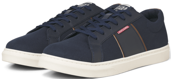 Jack & Jones Watmos Canvas Sneakers Navy Blazer - Buty męskie 40-52 - 