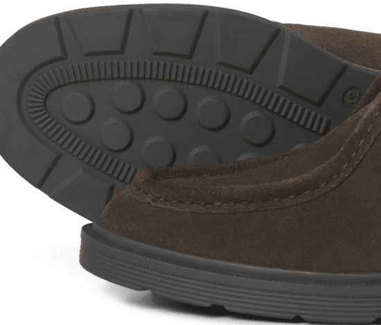Jack & Jones Austin Suede Moc Brown Stone - Buty męskie 40-52 - 