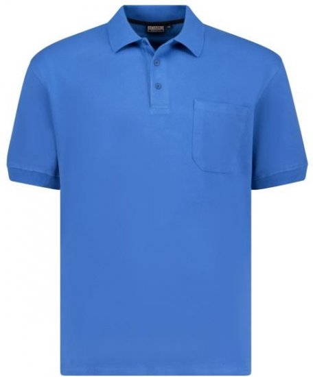 Adamo 139311 Poloshirt RF Azure Blue - Koszulki polo - Koszulki Polo 2XL-8XL