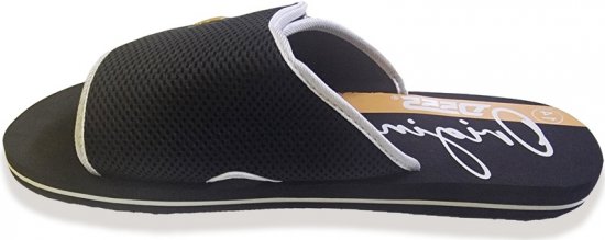 D555 DRAKE Slippers With Velcro Fastening Black - Buty męskie 40-52 - 