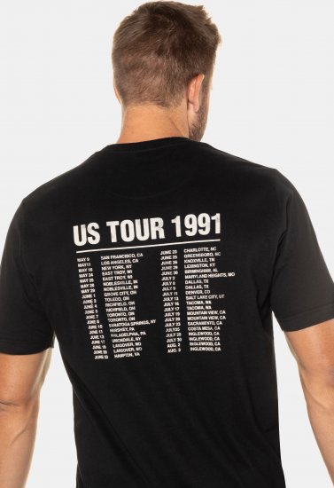 JP1880 Guns N’ Roses Skull Comfort Fit Band T-Shirt Black - Koszulki - T-shirty meskie Duże Rozmiary - 2XL-14XL