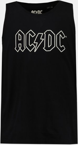 JP1880 AC/DC Graphic Comfort Fit Band Tank Top Black - Koszulki - T-shirty meskie Duże Rozmiary - 2XL-14XL