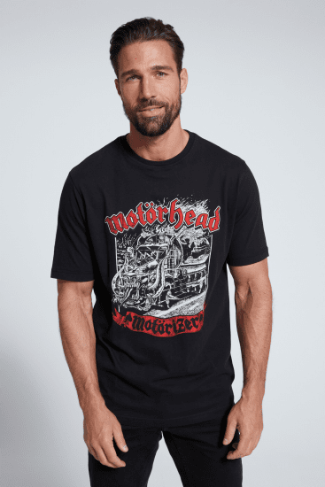 JP1880 Motörhead Graphic Band T-Shirt Black - Koszulki - T-shirty meskie Duże Rozmiary - 2XL-14XL