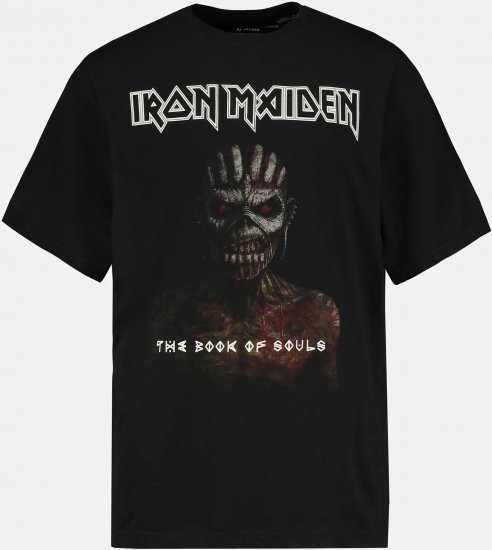 JP1880 Iron Maiden Graphic Band T-Shirt Black - Koszulki - T-shirty meskie Duże Rozmiary - 2XL-14XL