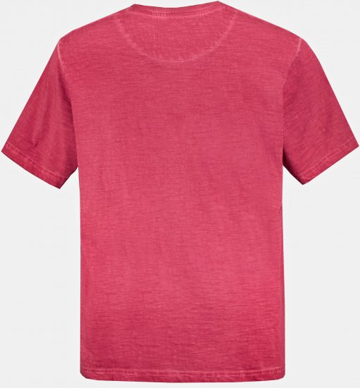 JP1880 AC/DC World Tour Graphic Comfort Fit Band T-Shirt Dark Red - Koszulki - T-shirty meskie Duże Rozmiary - 2XL-14XL