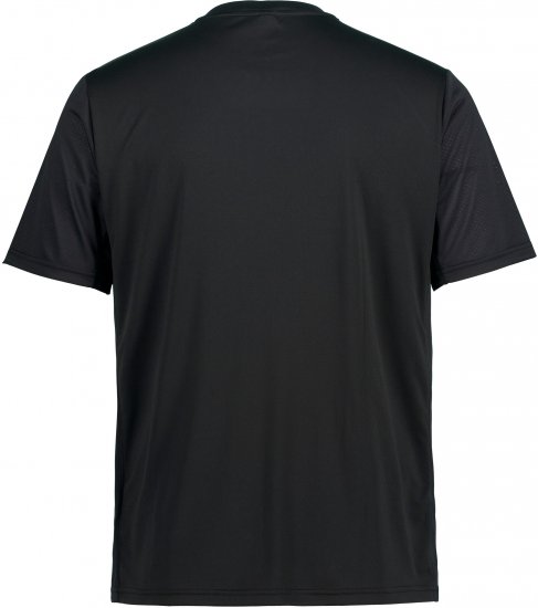JP1880 FLEXNAMIC® QuickDry Tennis T-Shirt Black - Odzież sportowa - Odzież sportowa 2XL-10XL