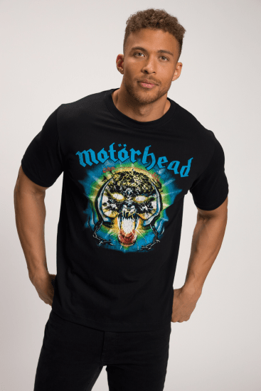 JP1880 Motörhead OVERKILL Theme Graphic Comfort Fit Band T-Shirt Black - Koszulki - T-shirty meskie Duże Rozmiary - 2XL-14XL