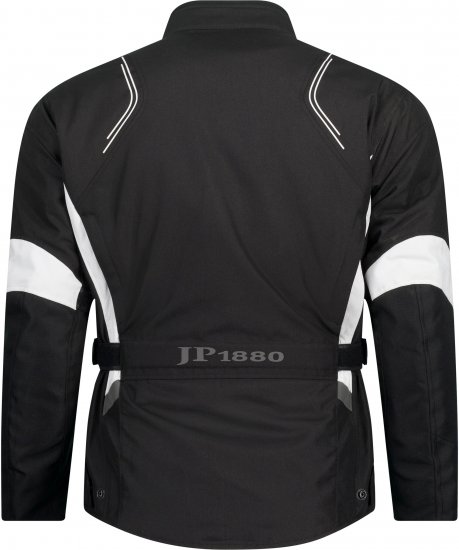 JP1880 Sporty Touring Motorcycle Jacket Black - Odzież motocyklowa w rozmiarach plus size - Odzież motocyklowa w dużych rozmiarach dla mężczyzn