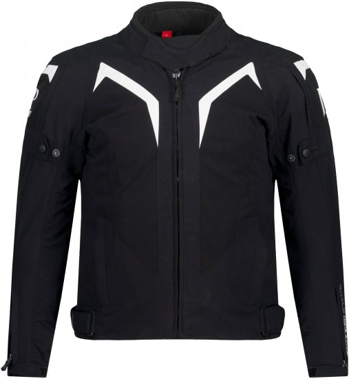 JP1880 3D Mesh Insert Motorcycle Jacket Black - Odzież motocyklowa w rozmiarach plus size - Odzież motocyklowa w dużych rozmiarach dla mężczyzn