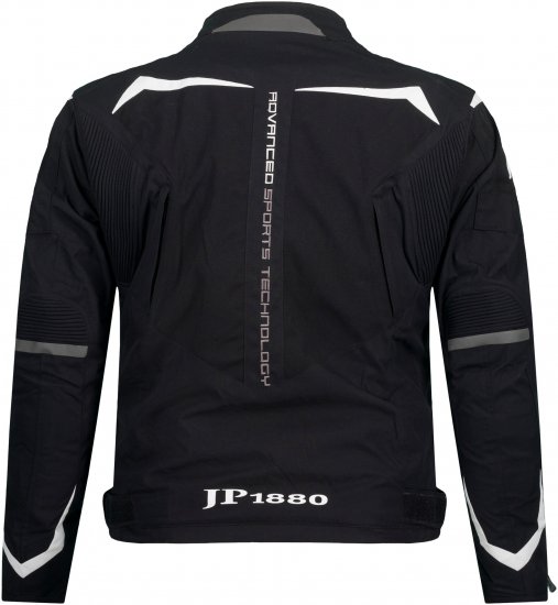 JP1880 3D Mesh Insert Motorcycle Jacket Black - Odzież motocyklowa w rozmiarach plus size - Odzież motocyklowa w dużych rozmiarach dla mężczyzn