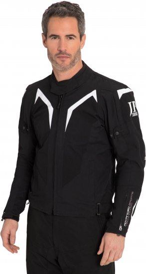 JP1880 3D Mesh Insert Motorcycle Jacket Black - Odzież motocyklowa w rozmiarach plus size - Odzież motocyklowa w dużych rozmiarach dla mężczyzn