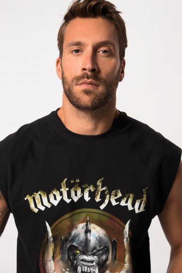 JP1880 Ozzy Motörhead Graphic Band T-Shirt Black - Koszulki - T-shirty meskie Duże Rozmiary - 2XL-14XL