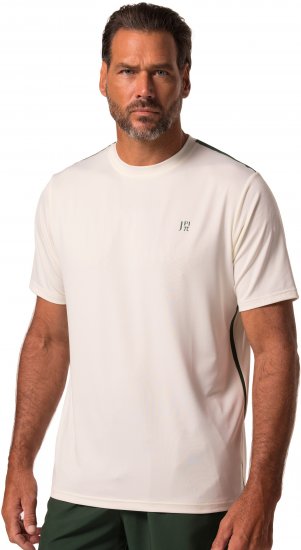 JP1880 QuickDry Stripes Tennis T-Shirt Off White - Odzież sportowa - Odzież sportowa 2XL-10XL