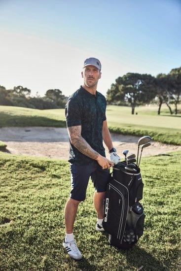 JP1880 Jay-Pi QuickDry AOP Golf Polo Shirt Navy Blue - Koszulki polo - Koszulki Polo 2XL-8XL