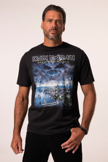 JP1880 Iron Maiden Brave New World T-Shirt Black - Koszulki - T-shirty meskie Duże Rozmiary - 2XL-14XL