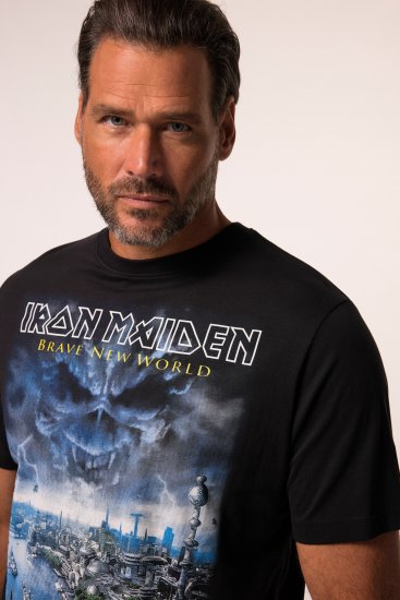 JP1880 Iron Maiden Brave New World T-Shirt Black - Koszulki - T-shirty meskie Duże Rozmiary - 2XL-14XL