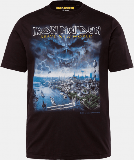 JP1880 Iron Maiden Brave New World T-Shirt Black - Koszulki - T-shirty meskie Duże Rozmiary - 2XL-14XL