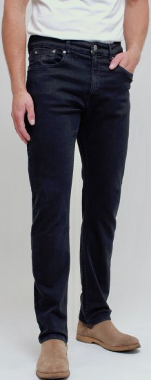 Kam Jeans Bens Embossed Reg Fit Jeans Blue-Black - Dżinsy & spodnie - Dżinsy i Spodnie - W40-W70
