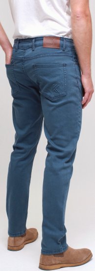 Kam Jeans Bens Embossed Reg Fit Jeans Smokey Blue - Dżinsy & spodnie - Dżinsy i Spodnie - W40-W70