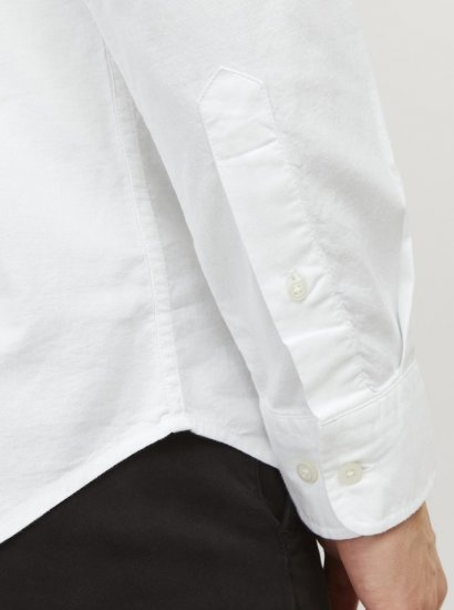 Jack & Jones Brook Oxford Long Sleeve Shirt White - Koszule - Koszule 2XL-10XL