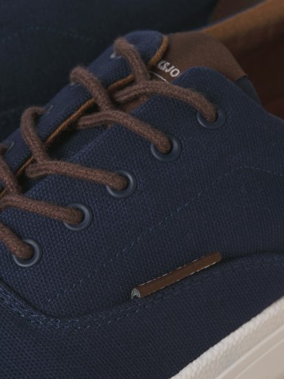 Jack & Jones Lington Canvas Sneakers Navy Blazer - Buty męskie 40-52 - 