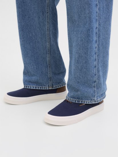 Jack & Jones Lington Canvas Sneakers Navy Blazer - Buty męskie 40-52 - 