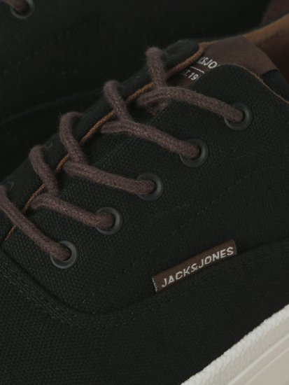 Jack & Jones Lington Canvas Sneakers Black - Buty męskie 40-52 - 