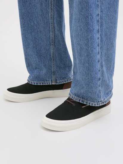 Jack & Jones Lington Canvas Sneakers Black - Buty męskie 40-52 - 