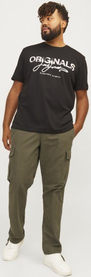 Jack & Jones KANE BARKLEY Cargopants Khaki - Dżinsy & spodnie - Dżinsy i Spodnie - W40-W70