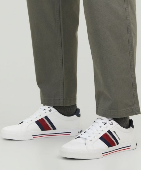 Jack & Jones Gorgon Sneakers Bright White - Buty męskie 40-52 - 