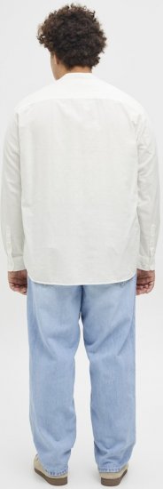 Jack & Jones Breeze Poplin Long Sleeve Shirt White - Koszule - Koszule 2XL-10XL