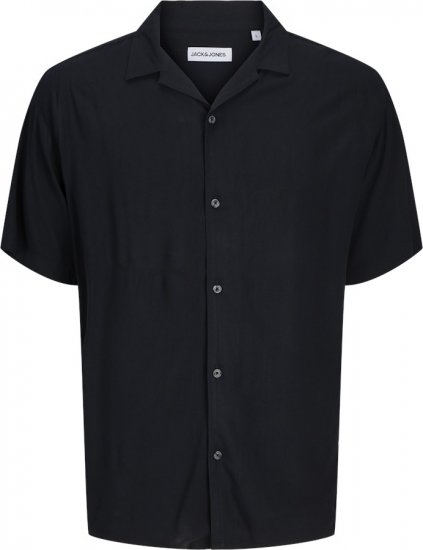 Jack & Jones Jeff Resort Shirt Black - Koszule - Koszule 2XL-10XL