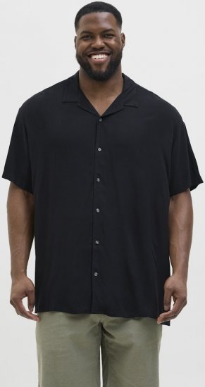 Jack & Jones Jeff Resort Shirt Black - Koszule - Koszule 2XL-10XL