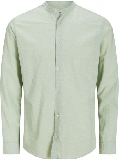 Jack & Jones Breeze Poplin Long Sleeve Shirt Iceberg Green - Koszule - Koszule 2XL-10XL