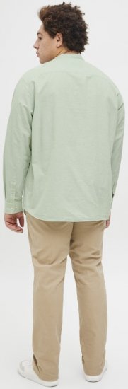 Jack & Jones Breeze Poplin Long Sleeve Shirt Iceberg Green - Koszule - Koszule 2XL-10XL