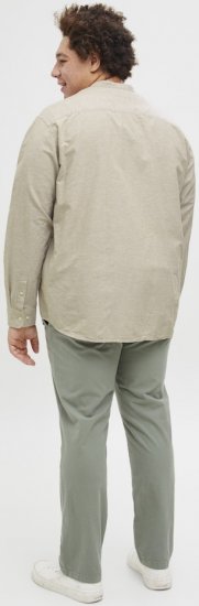 Jack & Jones Breeze Poplin Long Sleeve Shirt Beige - Koszule - Koszule 2XL-10XL