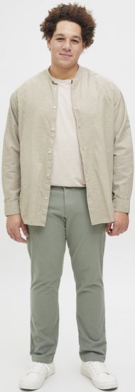 Jack & Jones Breeze Poplin Long Sleeve Shirt Beige - Koszule - Koszule 2XL-10XL