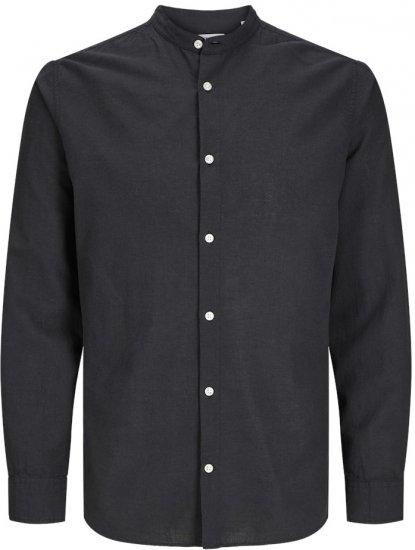 Jack & Jones Breeze Poplin Long Sleeve Shirt Black - Koszule - Koszule 2XL-10XL