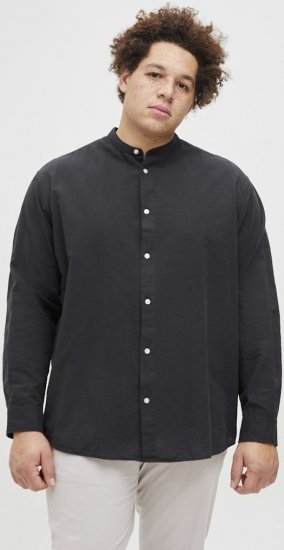 Jack & Jones Breeze Poplin Long Sleeve Shirt Black - Koszule - Koszule 2XL-10XL