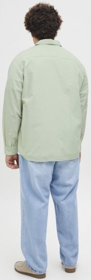 Jack & Jones Breeze Linen Blend Long Sleeve Shirt Iceberg Green - Koszule - Koszule 2XL-10XL